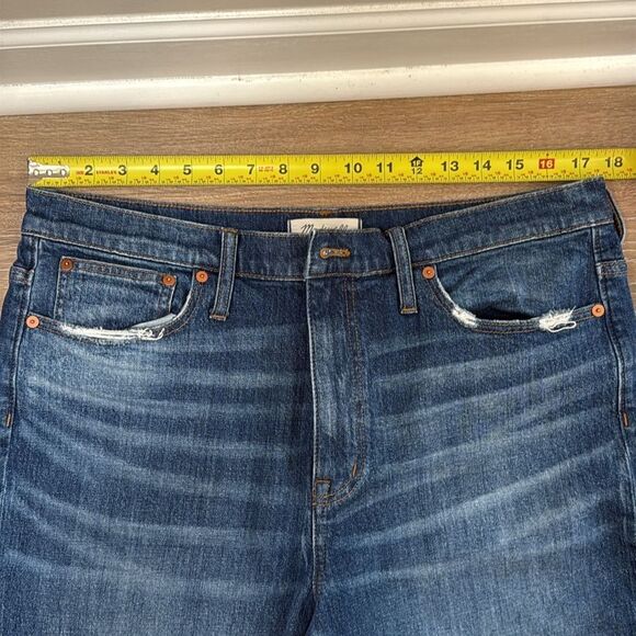 Madewell Blue The High Rise Slim Boy Jean Sz 32 - Picture 8 of 10